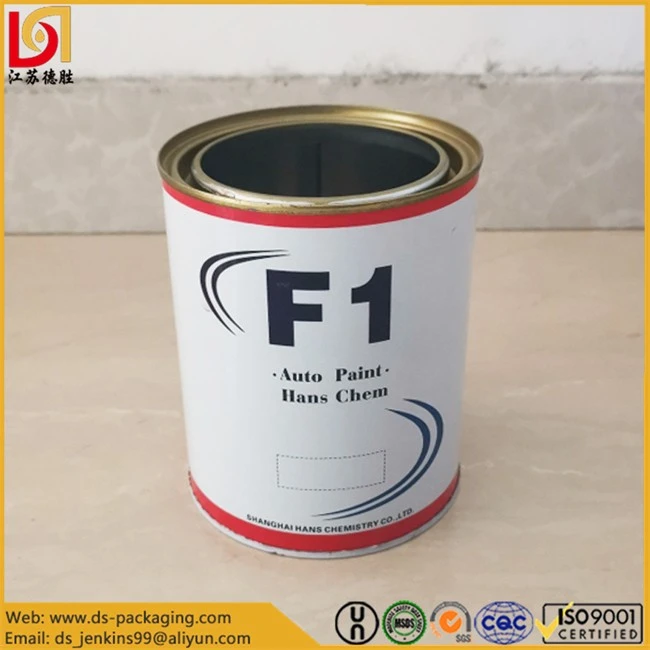 1 Quart Metal Paint Can With Lid