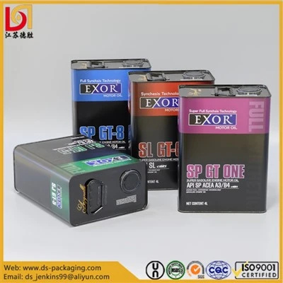 Bidons d'huile moteur